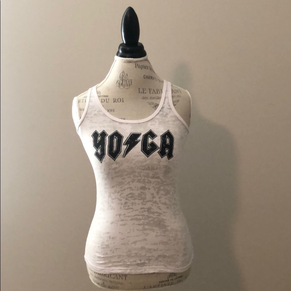 White tank top